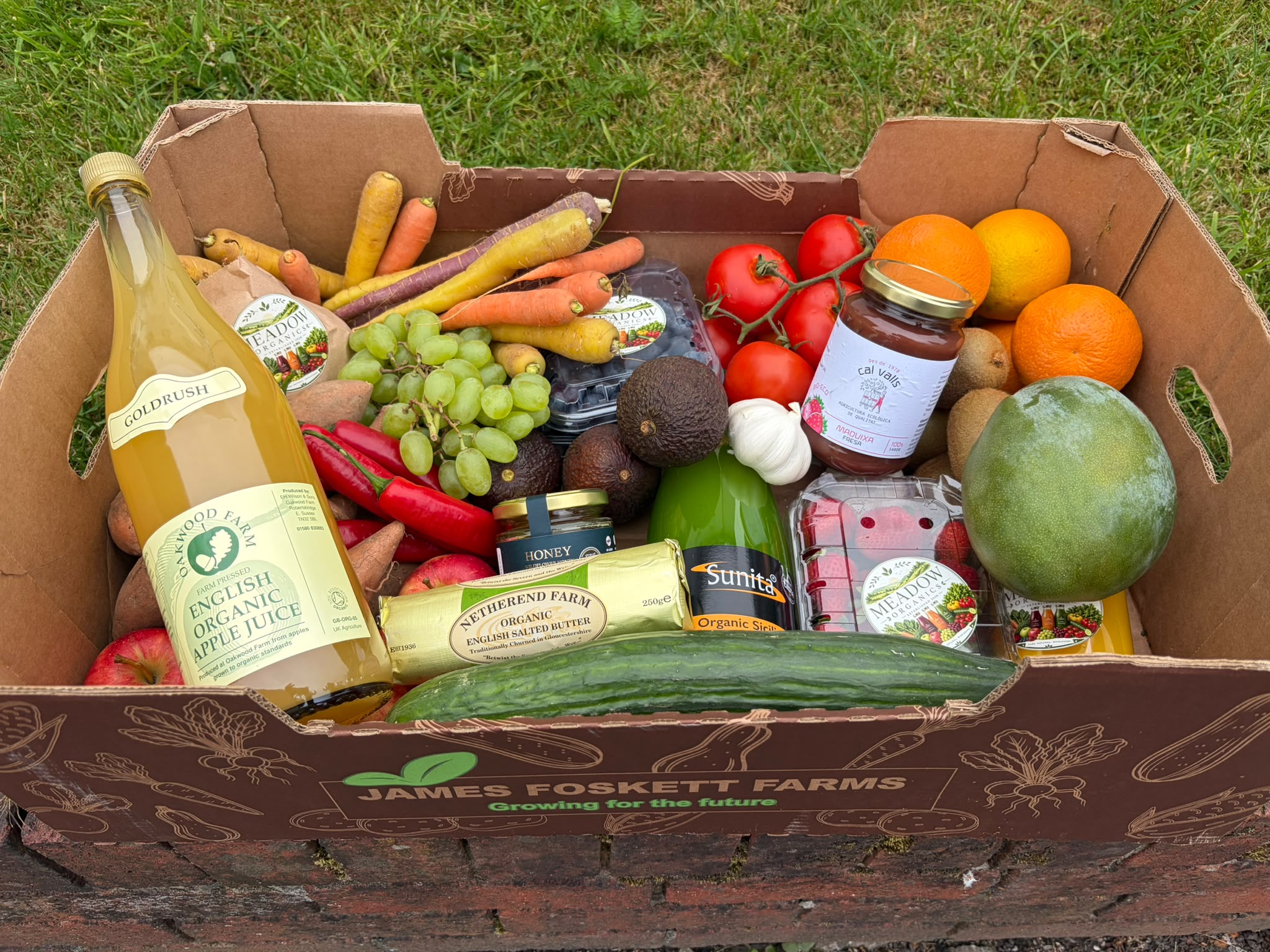 Fresh organic produce